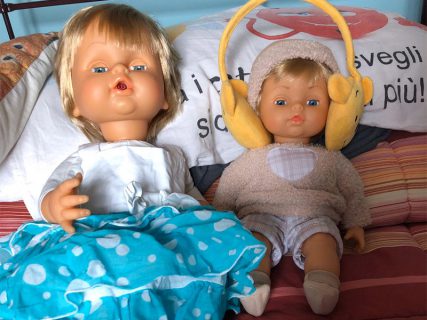 Cicciobello con vestiti di Carnevale realizzati da "mamma Patrizia"