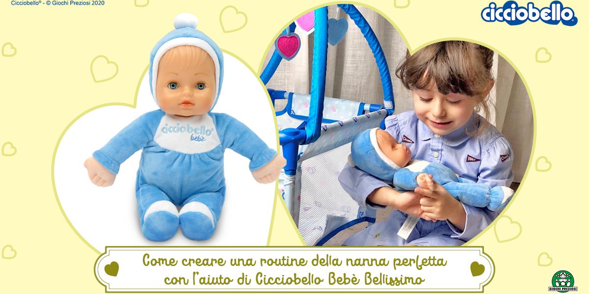 CB03_2020-12-4 Credit foto: Laura Latino - Lavilia gioca "a fare la nanna" con Cicciobello Bebè Bellissimo