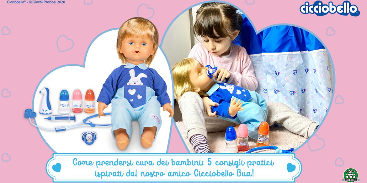 Credit foto: Laura Latino - Lavilia gioca con Cicciobello Bua e gli somministra le medicine