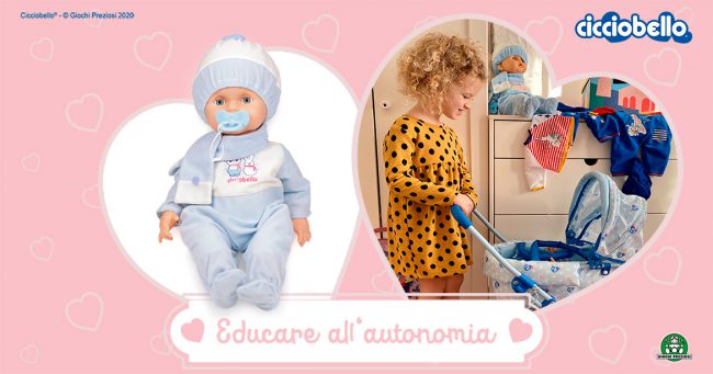 Credits Photo: Serena De Giusti - La figlia di Serena De Giusti gioca con Cicciobello Fiocco di Neve