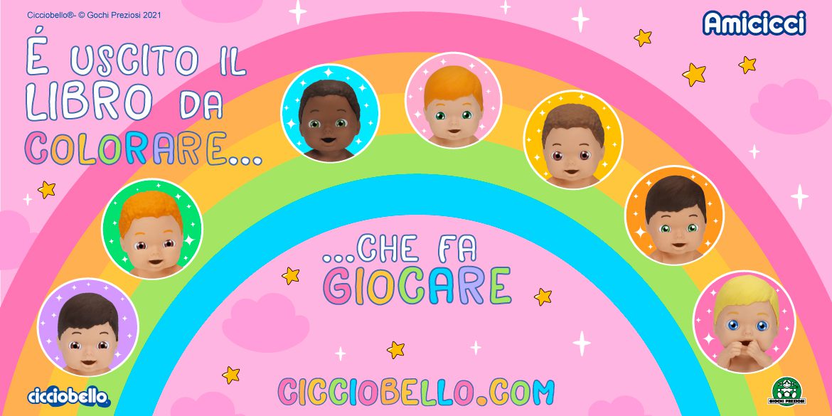 Disegni da stampare e colorare con Cicciobello e gli Amicicci