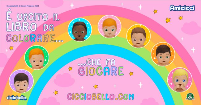 Disegni da stampare e colorare con Cicciobello e gli Amicicci