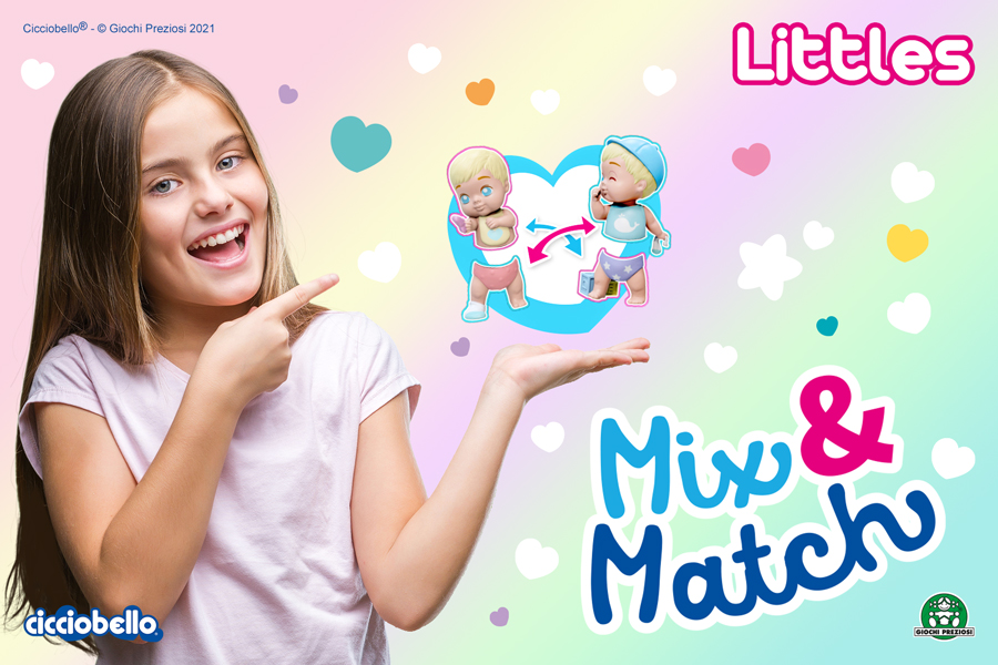 Cicciobello Littles: mini bebè Mix&Match
