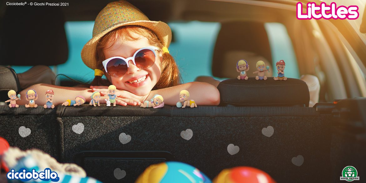 Viaggi in auto sereni con i bambini grazie alla novità Cicciobello Littles